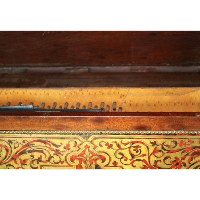 19th Century Boulle Vertical Piano For Sale - Image 4 of 17