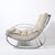 1970s Mid-Century Chrome Rocking Lounge Chairs W/ Button Detailing by Milo Baughman For Sale - Image 5 of 13