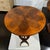 Walnut Art Deco Round Side Table For Sale - Image 4 of 4