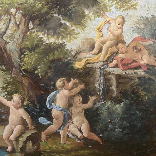 Venus and Cupids, 1800s, Canvas, Framed For Sale - Image 4 of 8