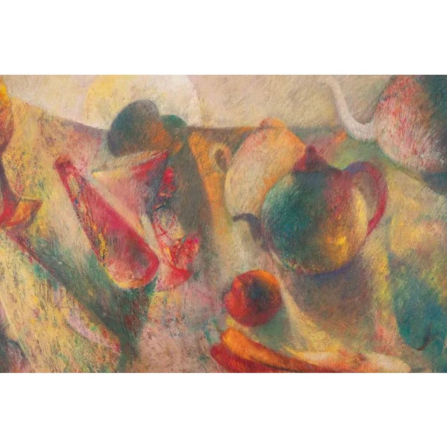 Oil on canvas realized by Sebastiano Sanguigni (1931-2012). Hand signed. Very good condition. This piece is attributed to...