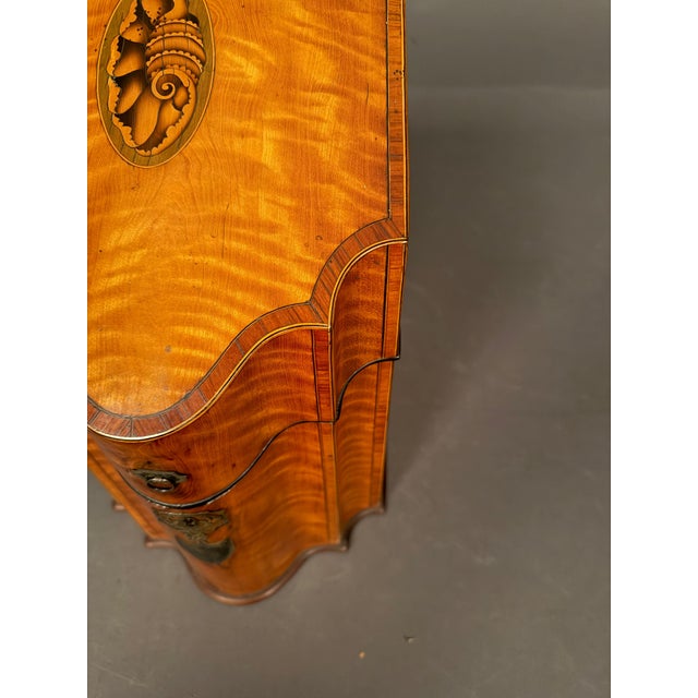 18th Century English Satinwood Document Box With Exotic Wood & Silver Inlay, Circa 1780 For Sale - Image 9 of 18