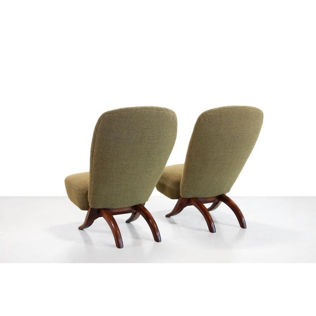 1950s Vintage Congo Chairs by Theo Ruth for Artifort, 1950s, Set of 2 For Sale - Image 5 of 8