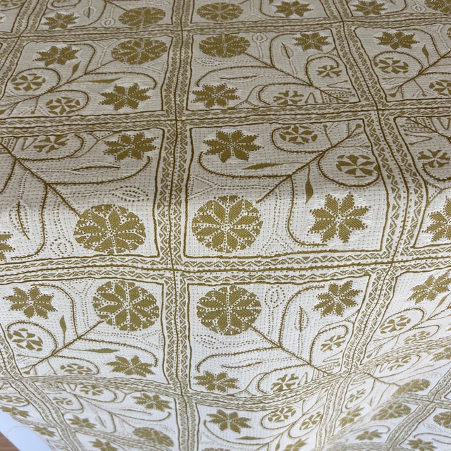 2020s Parterre Jed Johnson Home Marigold Heavyweight Fabric- 2 1/2 Yards For Sale - Image 5 of 6