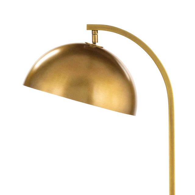 Not Yet Made - Made To Order Regina Andrew Otto Steel Floor Lamp, Natural Brass For Sale - Image 5 of 7