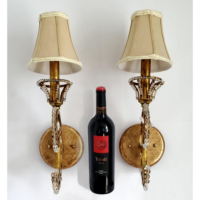 Baker Furniture Company Sconces Art Deco Style For Sale - Image 4 of 12