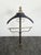Neoclassical Valet Stand in Leather-Covered Brass, in Very Good conditions.