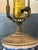 Early 20th C. Japanese Fukagawa Imari Crane Lamp With Silk Bell Shade & Brass Finial - Fully Rewired For Sale - Image 6 of 12
