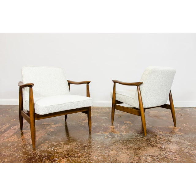 Mid-Century Modern Mid-Century Modern Lounge Chairs by Juliusz Kędziorek, Poland, 1960s, Set of 2 For Sale - Image 3 of 18