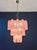 Large Pink Murano Glass 3-Tier Tube Chandelier, 1990s For Sale - Image 15 of 18