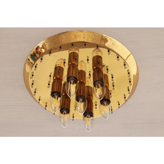 A very nice set of ceiling lamps made by hand. made at j.t. Kalmar in austria in the 1970s with many influences from...