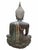 Vintage Thai Gilt Bronze Seated Buddha Sculpture in Earth-Touching Mudra For Sale - Image 9 of 10