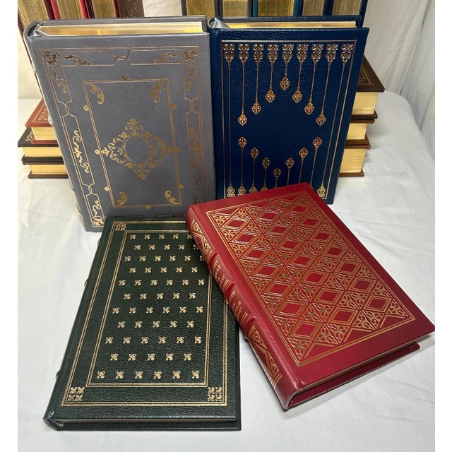 American 1970s Vintage Franklin Library, Collected Stories of the World's Greatest Writers Collection, Leather Books - Set of 18 Books For Sale - Image 3 of 12