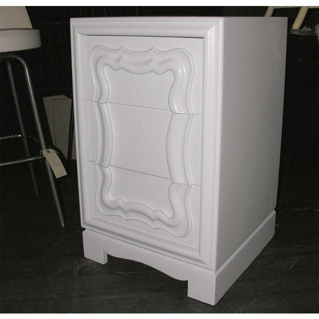 French 1940s Vintage Dorothy Draper Style Chest For Sale - Image 3 of 9