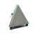 1980s 1980s Postmodern Triangular Mantel Clock With Splatter Finish For Sale - Image 5 of 7