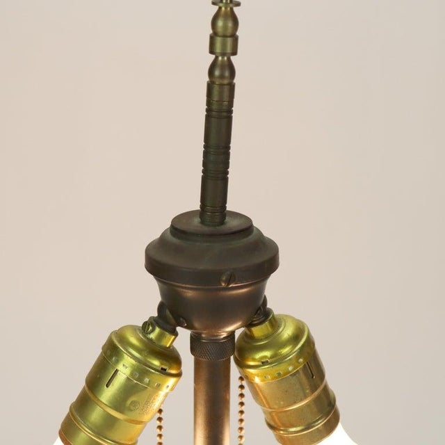 Antique Frankart School Art Deco Figural Bronzed Table Lamp C1920 For Sale - Image 6 of 9