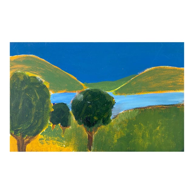 1960s Larry Connatser Landscape Painting For Sale