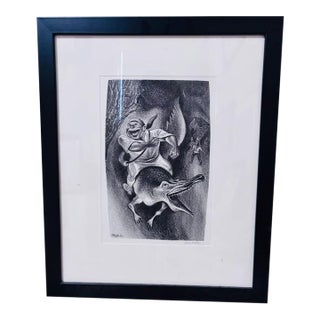 Mid 20th Century Lithograph by William Gropper - Framed - American Social Realist Satirical Work For Sale