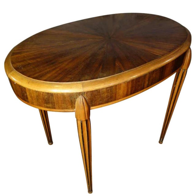 Art Deco Oval Side / Coffee Table, 1920 For Sale - Image 18 of 18