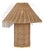 Mitzi Jeanette 20 in. 1 Light Table Lamp in Aged Brass Finish For Sale