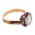 Early 20th Century Victorian Old Cut Diamond Ruby 9k Rose Gold Cluster Ring, Size 6.25 For Sale - Image 4 of 7