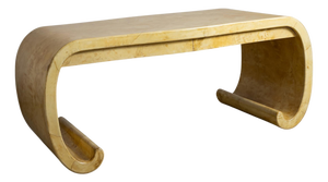 Parchment-Covered Desk, Attributed to Karl Springer, 1960-80s