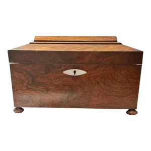 Large Regency Tea Caddy