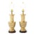 1980s Mid-Century Modern Frederick Cooper Brass Table Lamps - Pair For Sale