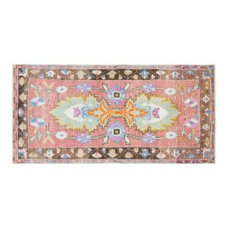 1960s Turkish Oushak Rug For Sale