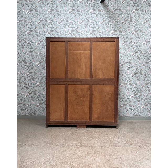 Large Parisian Wardrobe with Sliding Doors, 1940s For Sale - Image 6 of 16