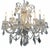 1950’s Venetian Crystal 12 Lite Chandelier.