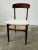 Wood Vintage Wood & Fabric Dining Chair, 1980s For Sale - Image 7 of 8