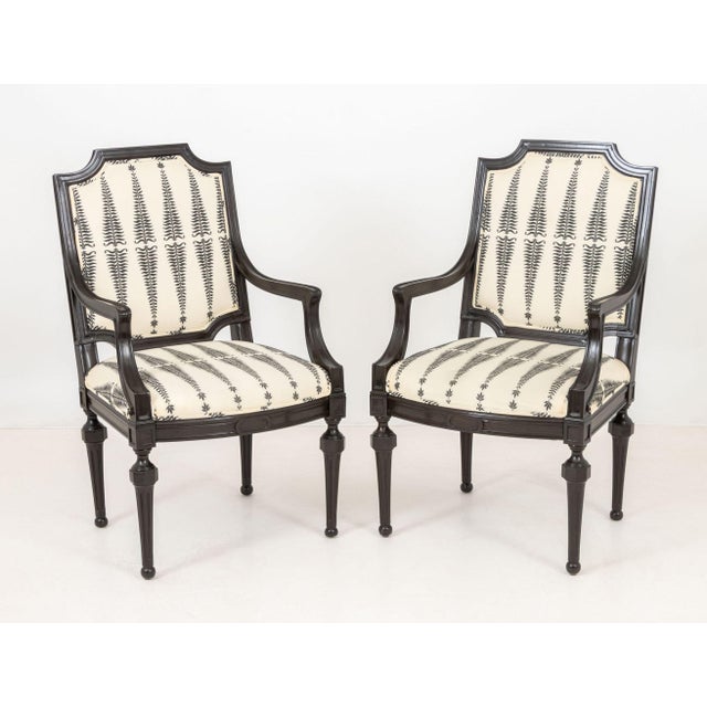 Modern "Fern Tree" Upholstered Dining Chairs, 10 For Sale In New York - Image 6 of 15