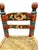 Vintage Set of 2 Hand-Painted Rancho Monterey Mexican Folk Art Children’s Ladderback Chairs With Rush Seats For Sale - Image 10 of 14