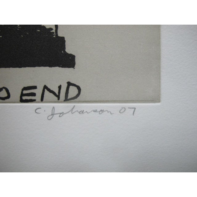 Chris Johanson Signed Limited Aquatint Print Perceptions #1 There Is No End For Sale - Image 4 of 7