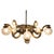 Big Art Deco Chandelier in Brass, 1930s For Sale - Image 14 of 14