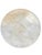 1980s Rustic Carved Alabaster Gueridon Small Occasional Table Stand For Sale - Image 9 of 15
