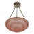 French Art Deco Pendant Light by Jean Gauthier Ejg Ezan 1930s France For Sale