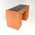 Art Deco Satin Birch Leather Top Pedestal Desk, 1930 For Sale - Image 3 of 11