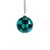 Add bold texture and modern flair to your holiday tree with this set of checkered glass ball ornaments. The eye-catching...