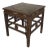1970s Ming Style Square Wooden Table For Sale