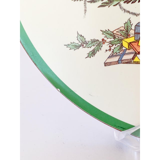 Spode Vintage Spode Christmas Tree Cork Trivet For Sale - Image 4 of 5