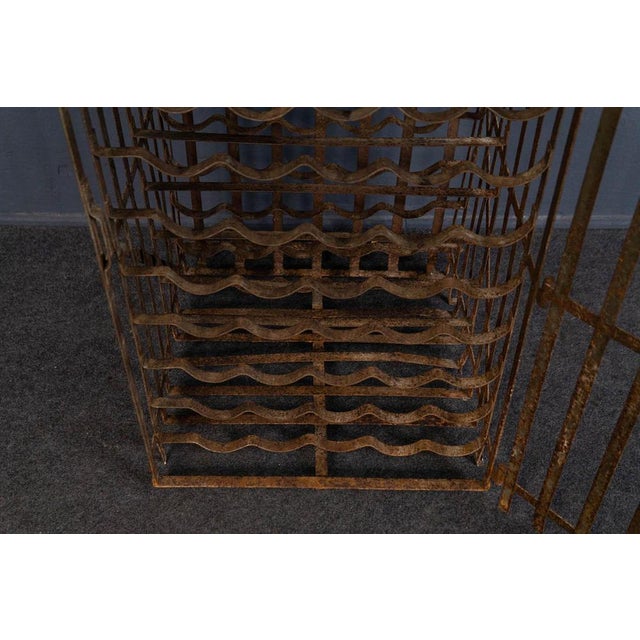 Vintage Steel Wine Rack For Sale - Image 12 of 18
