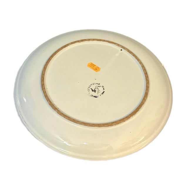 12 Italian Hand Painted Plates & Bowls by Caleca For Sale - Image 10 of 11