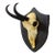 Antique Black Forest Chamois Trophy on Black Plaque - Salem Germany 1876 For Sale