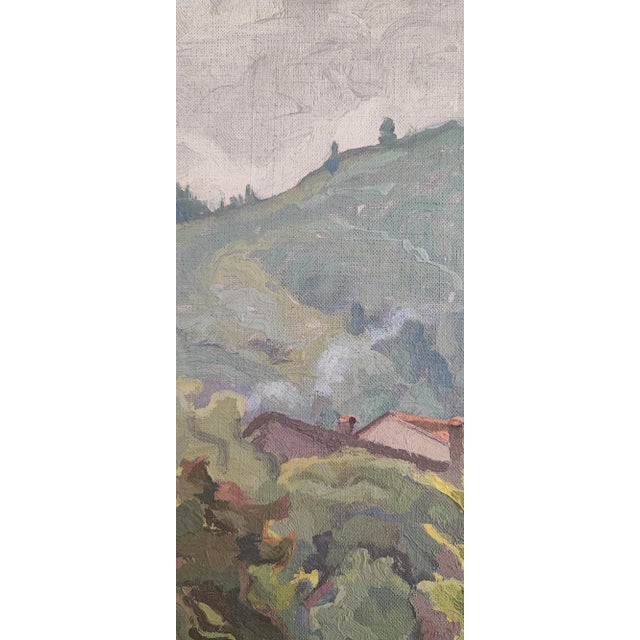 Frédéric Goerg, Campagne Genevoise, 1931, Oil on Canvas For Sale - Image 6 of 11