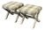 Ballard Designs X Benches, Pair For Sale