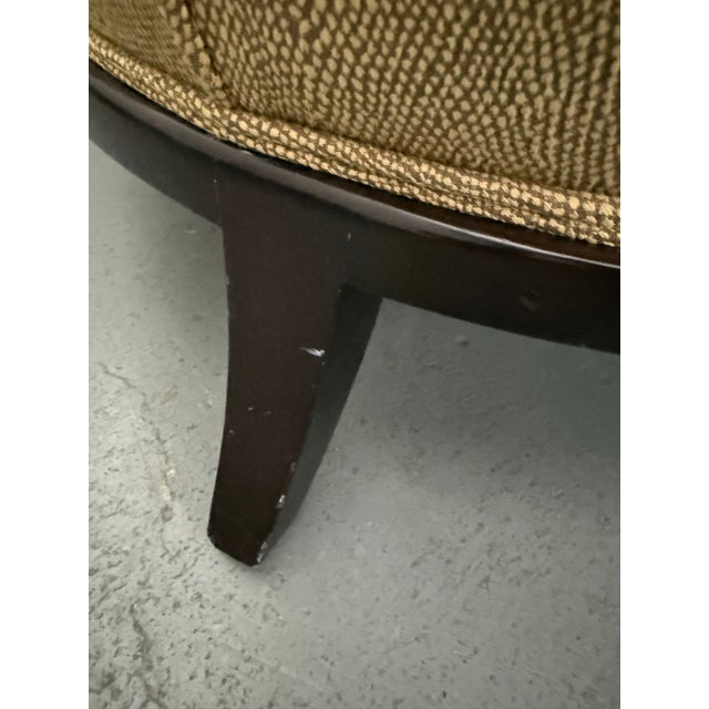 1990s Pair of A. Rudin Model 615 Chairs in Neutral Designer Upholstery For Sale In San Francisco - Image 6 of 18