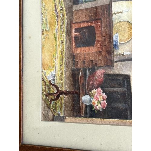 M Bateman, Lounge, Watercolor For Sale - Image 9 of 13