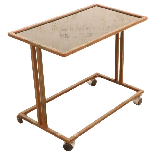 Industrial Serving Trolley on Wheels, Czechoslovak, 1970s For Sale